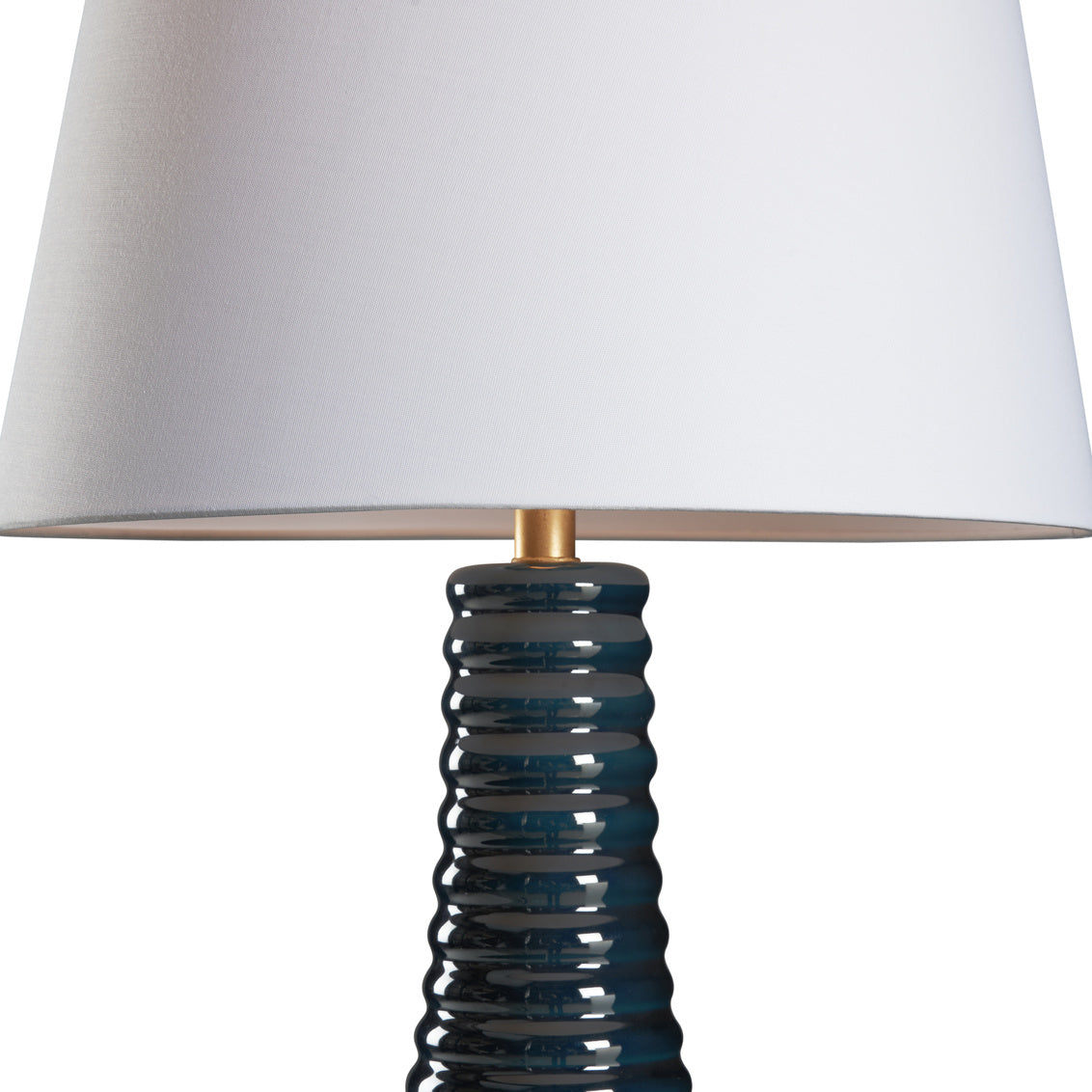 Wildwood Amelia Rich Blue Glaze Ceramic Table Lamp