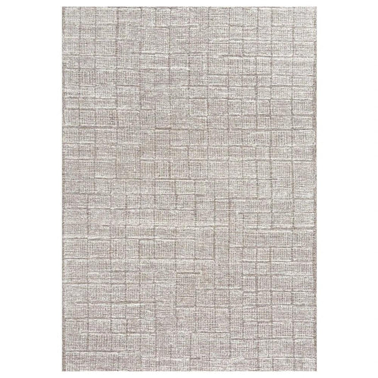 Chik Solid Brown Area Rugs For Living Room