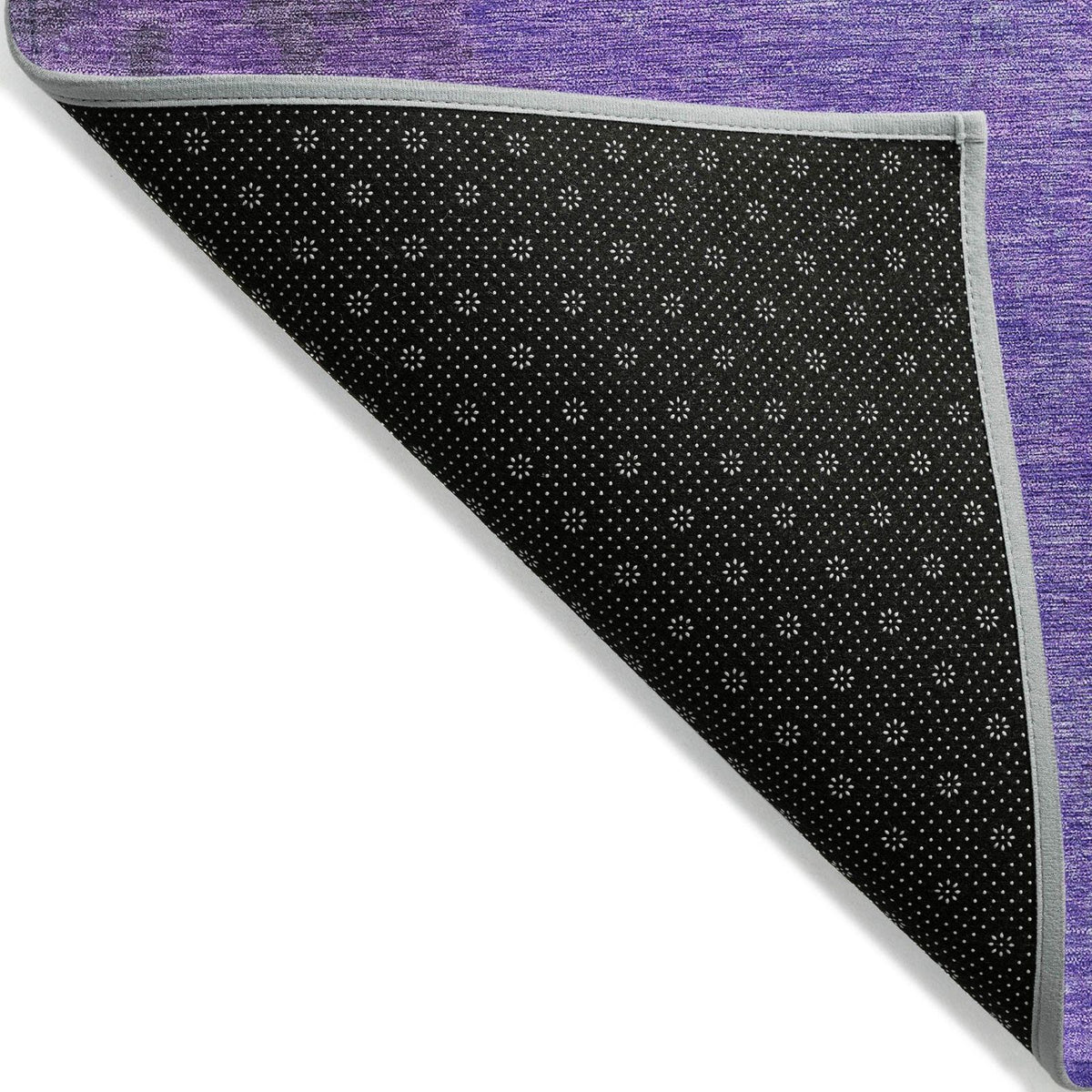 Iriion Purple Washable Indoor-Outdoor Rug