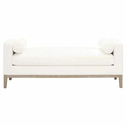 Keaton Bench LiveSmart White Natural Oak -- view 8