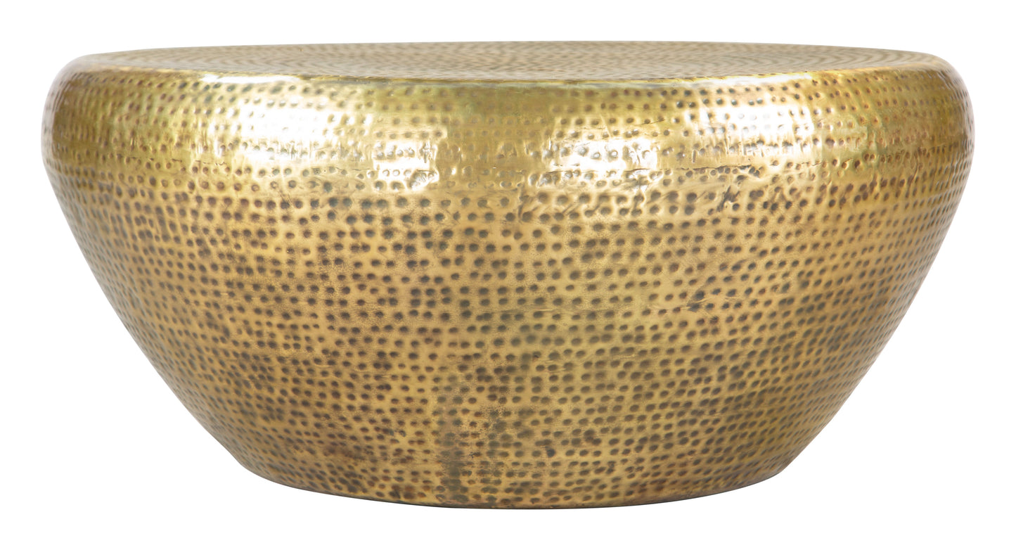 Larache Gold Round Coffee Table