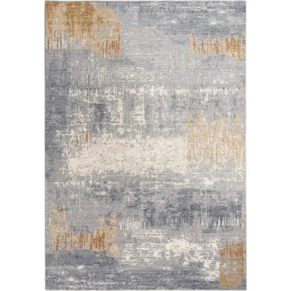 Desk Abstract Gray Large Area Rugs For Living Room - LOOMLAN - LOOMLAN - Area Rugs