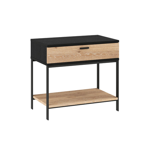 Rosso Nightstand Modern Design With Soft Closing Drawer