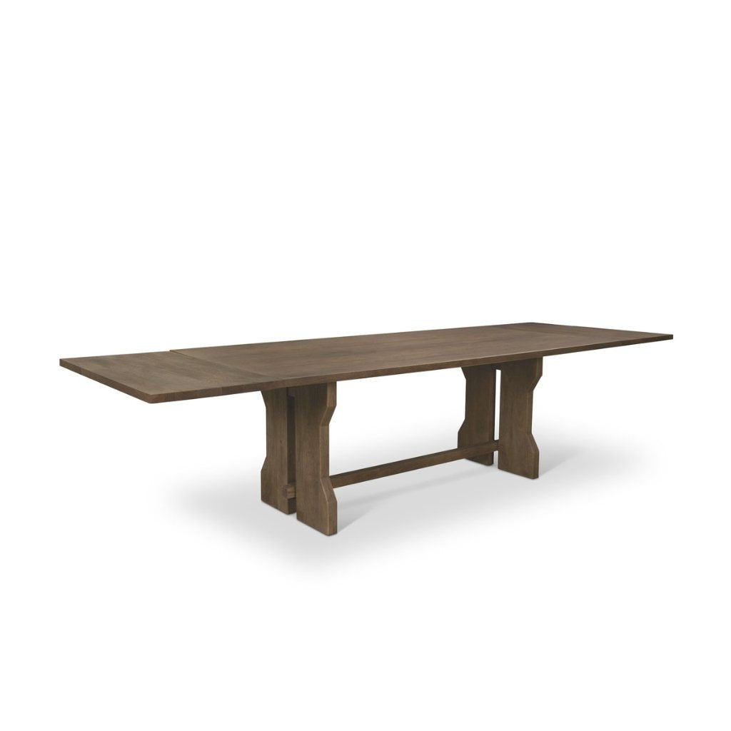 Rooke 84" Solid Wood Extendable Rectangular Dining Tabl