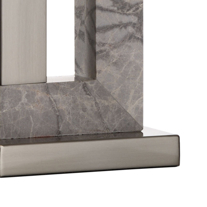 Wildwood Jaxon Marble Made Grey Table Lamp