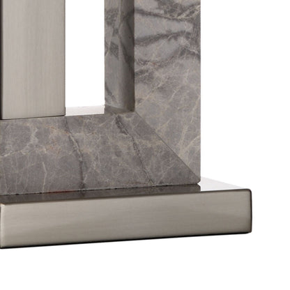 Wildwood Jaxon Marble Made Grey Table Lamp
