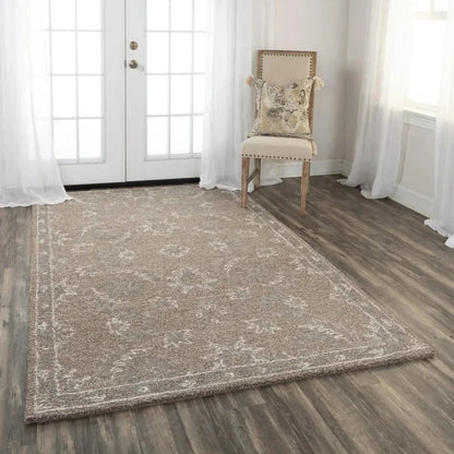 Cung Floral Brown Area Rugs For Living Room -- brown