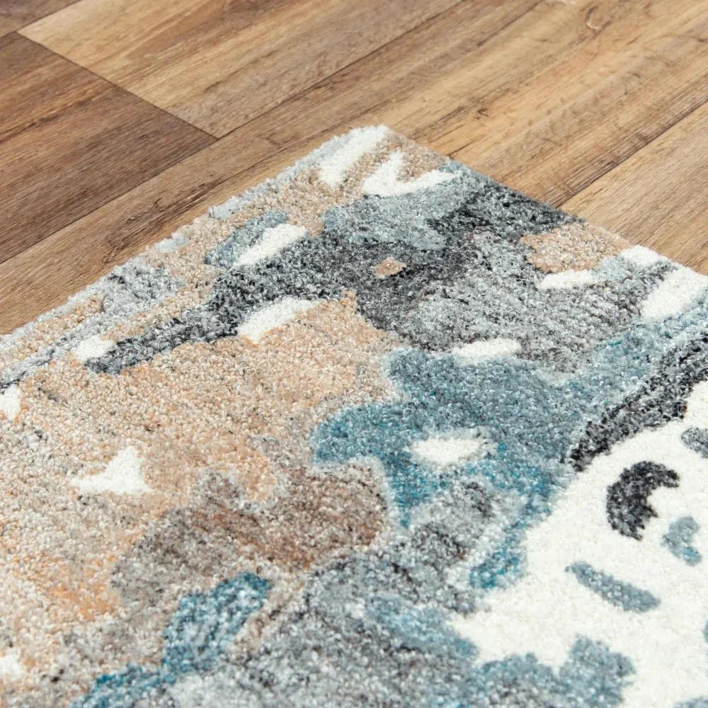 Cabi Abstract Sand Area Rugs For Living Room -- sand