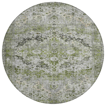 Jaelien Aloe Washable Indoor-Outdoor Rug