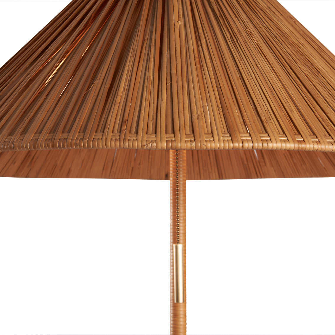 Wildwood Avondale Handcrafted Rattan Floor Lamp