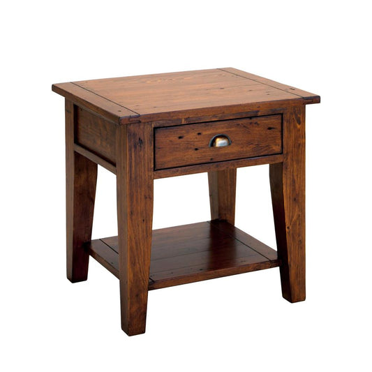 LH Home Irish Coast One Drawer Wooden Side Table