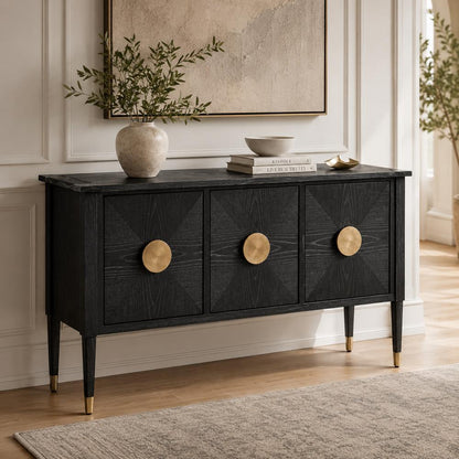 Jensen Wood Black Server - Heirloom Quality Wood - view 2