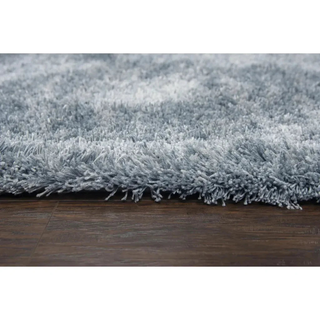 Cues Solid Blue Area Rugs For Living Room - LOOMLAN - LOOMLAN - Area Rugs