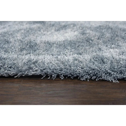 Cues Solid Blue Area Rugs For Living Room - LOOMLAN - LOOMLAN - Area Rugs