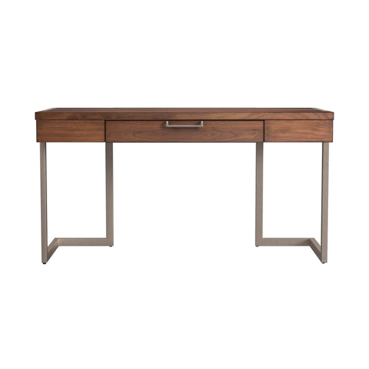 Brooke Steel and Wood Brown Desk