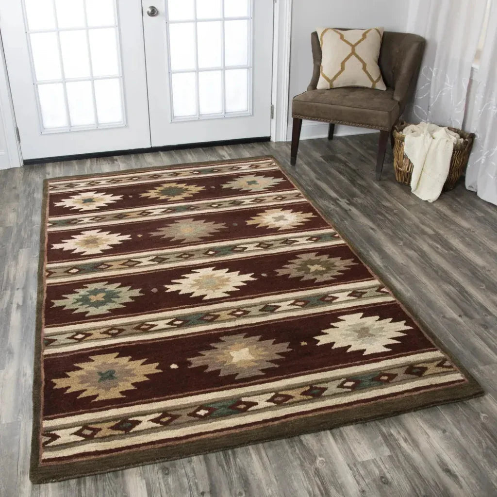 Deer Wool Red Hallway Kitchen Runner Rug -- red