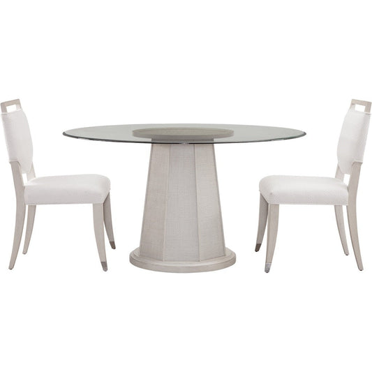 Korey 48" Rubberwood Round Dining Table