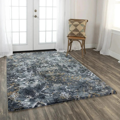 Bawa Charcoal Large Area Rugs For Living Room -- charcoal