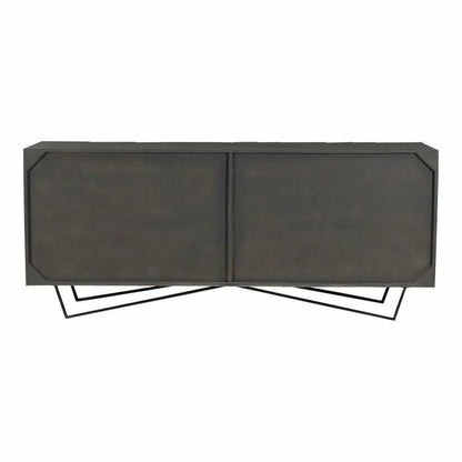 71 Inch Sideboard Charcoal Grey Contemporary Sideboards LOOMLAN By Moe's Home