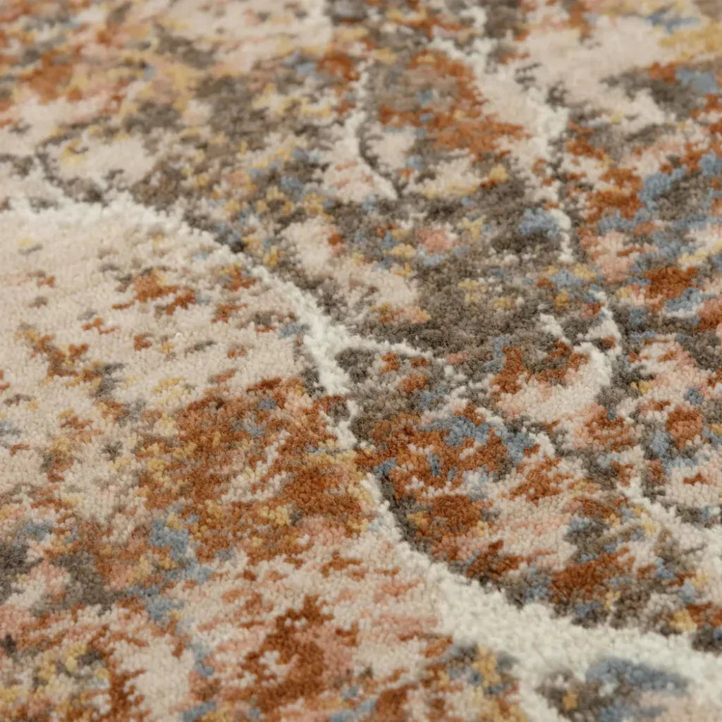 Cait Abstract Beige/ Multi Large Area Rugs - LOOMLAN - LOOMLAN - Area Rugs