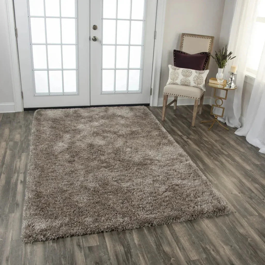Cuil Solid Beige Area Rugs For Living Room -- beige