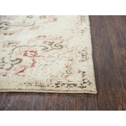Dido Medallion Beige Large Area Rugs For Living Room -- beige