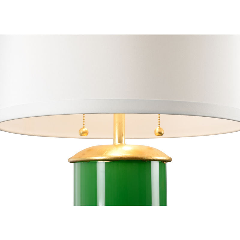Wildwood Savannah Cylinder Design Glass Table Lamp
