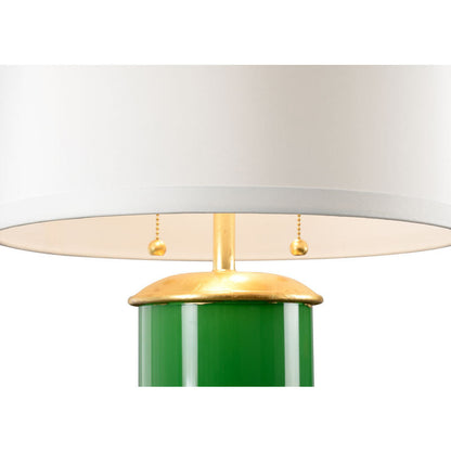 Wildwood Savannah Cylinder Design Glass Table Lamp