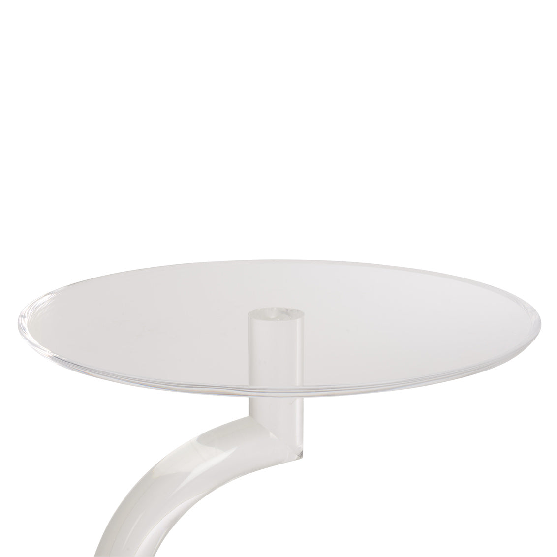 Chelsea House Chicago Acrylic Round Side Table