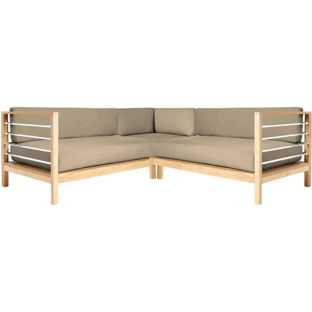 SoHo 7PC Outdoor Sectional Deep Set Sunbrella -- view 12