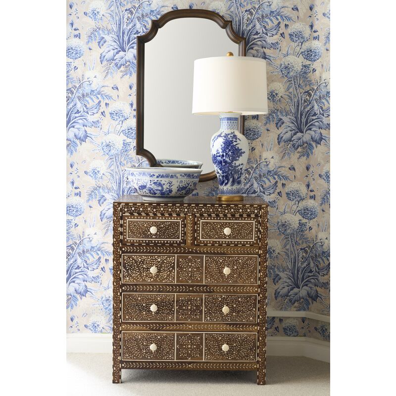 Chelsea House Chesterton Ceramic Hand Painted Design Table Lamp