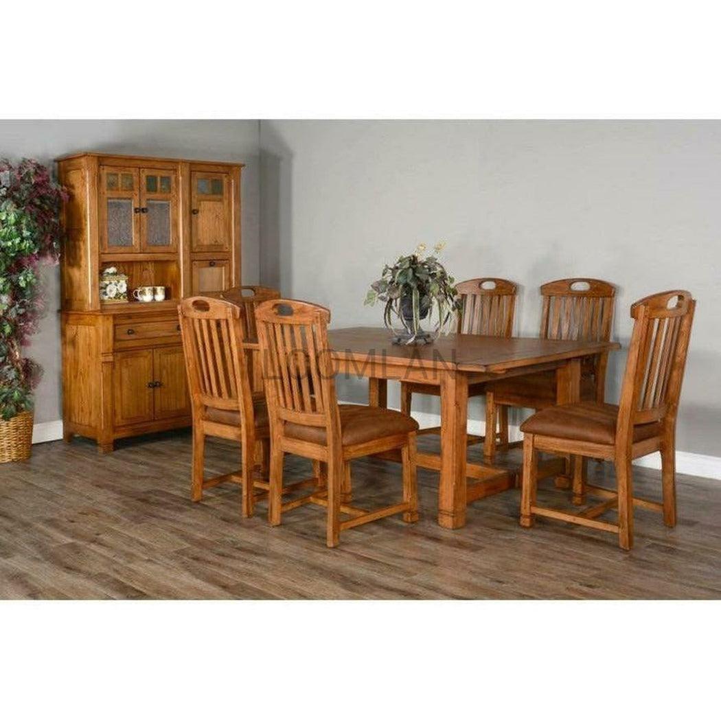 72-96" Solid Wood Black Extendable Dining Table With 2 Leaves Dining Tables Sideboards and Things By Sunny D