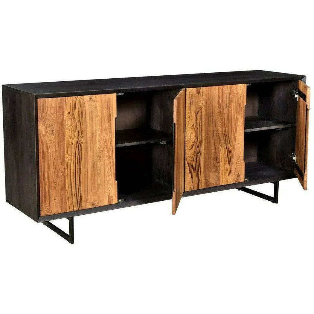 72 Inch Sideboard Brown Scandinavian Sideboards LOOMLAN By Moe's Home