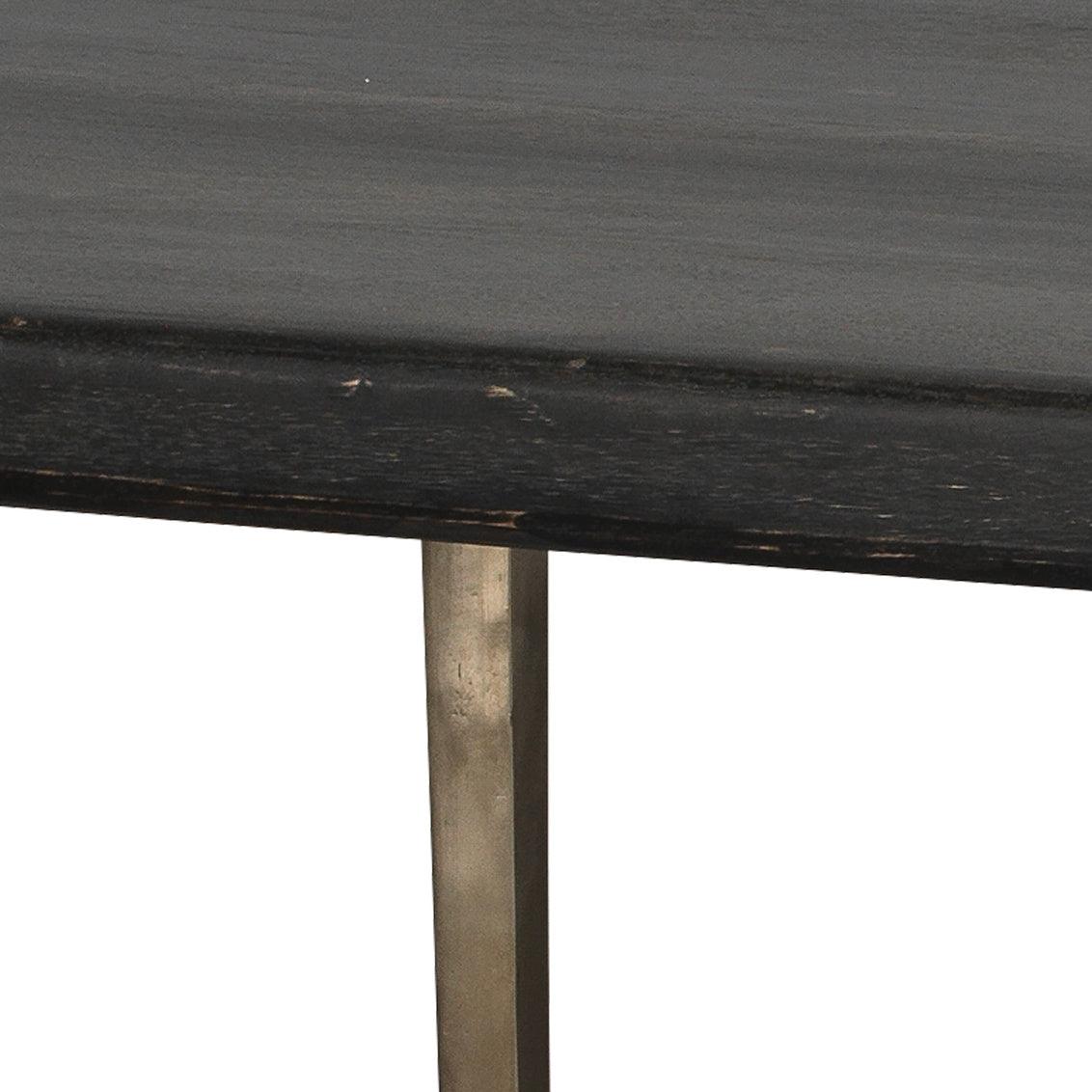 72" Wood Top Metal Base Dining Table for 6 Dining Tables Sideboards and Things By Jamie Young