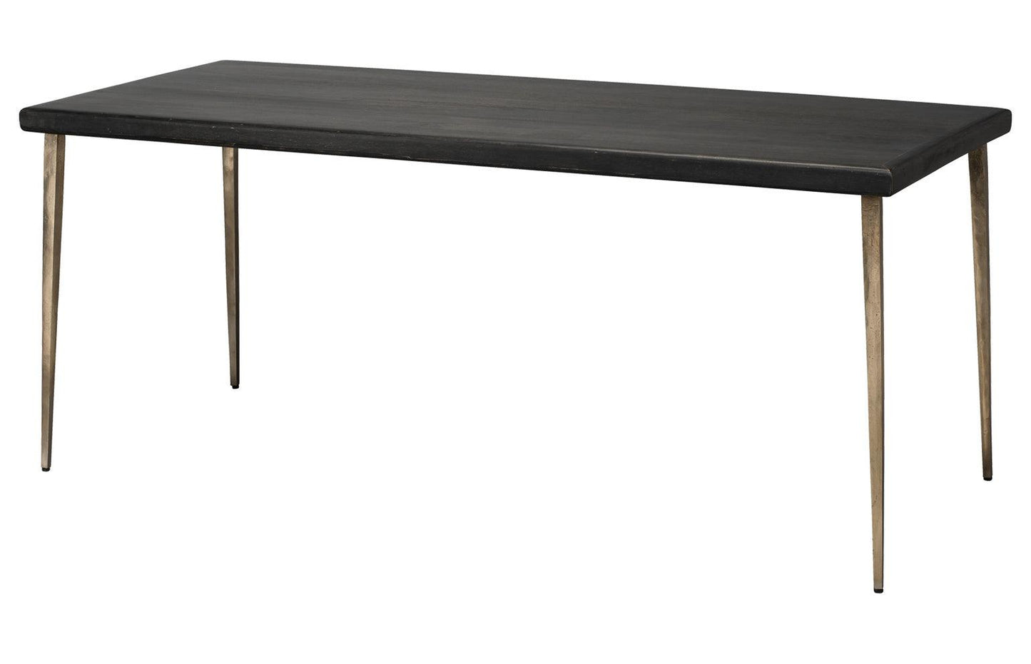 72" Wood Top Metal Base Dining Table for 6 Dining Tables Sideboards and Things By Jamie Young