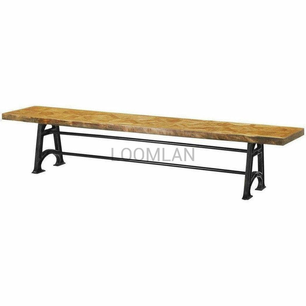 LOOMLAN Unwin 72" Wood Dining Bench