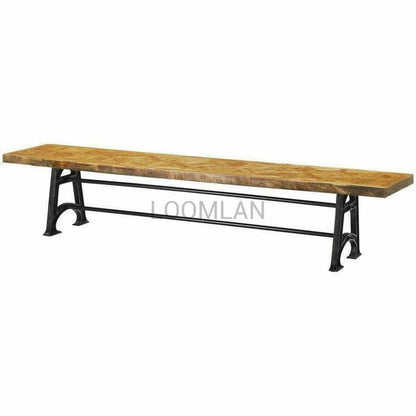 LOOMLAN Unwin 72" Wood Dining Bench