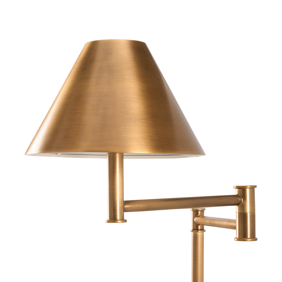 Wildwood Woodbury Antique Brass Finish Floor Lamp