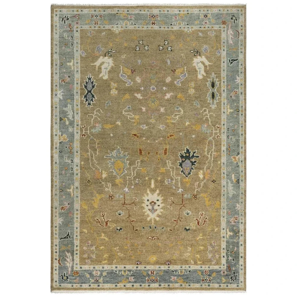 Cohu Floral Tan Large Area Rugs For Living Room