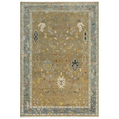 Cohu Floral Tan Large Area Rugs For Living Room