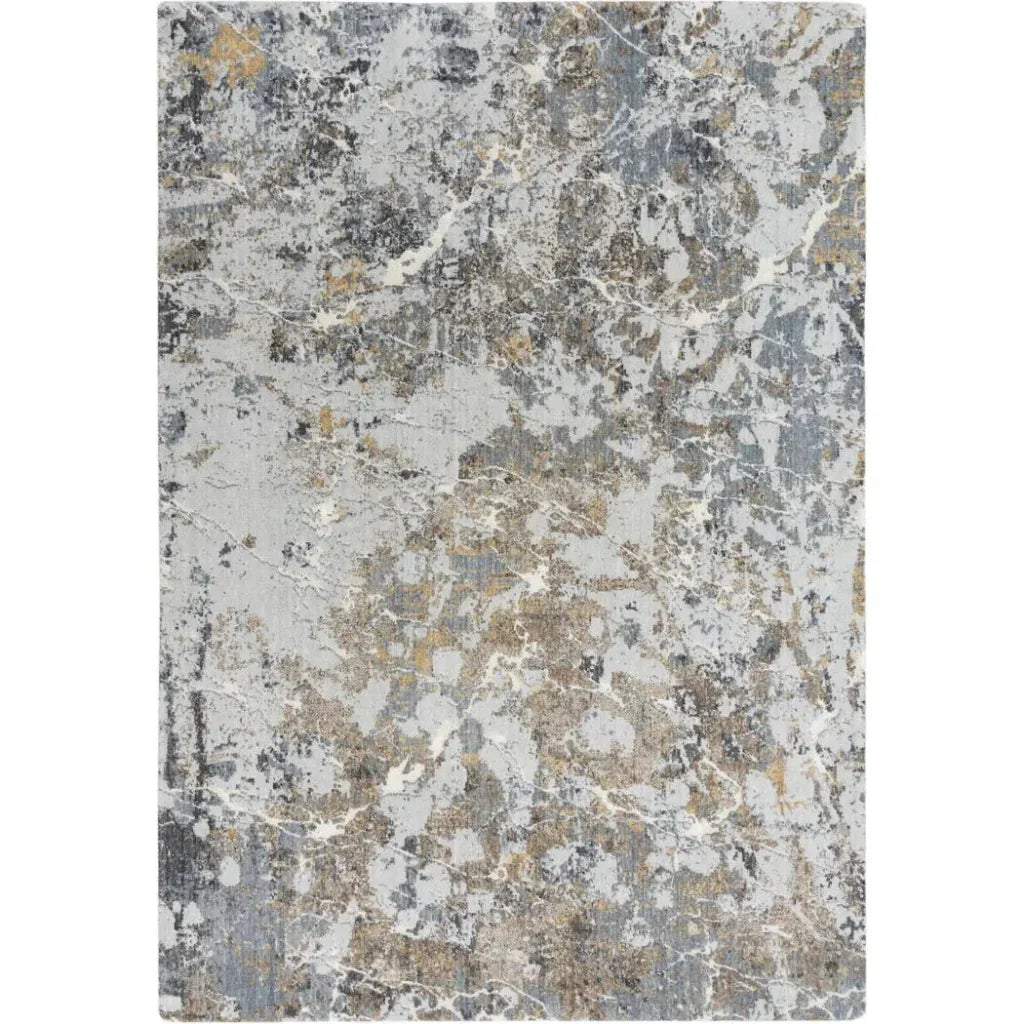 Cade Abstract Blue Large Area Rugs For Living Room - LOOMLAN - LOOMLAN - Area Rugs
