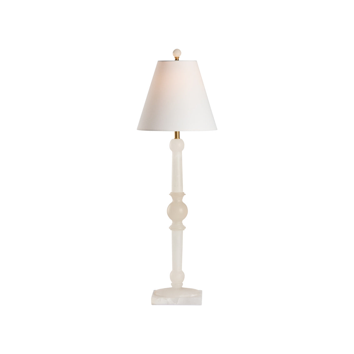 Chelsea House City Lights White Alabaster Table Lamp