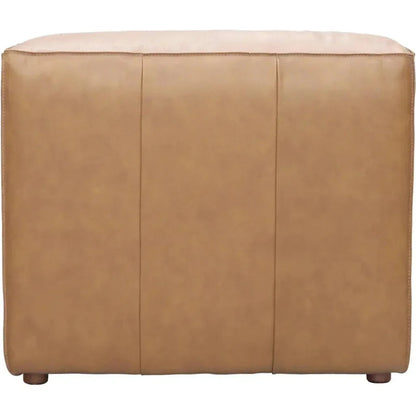 Form Tan Modular Leather Slipper Chair Modular Unit -- view 5