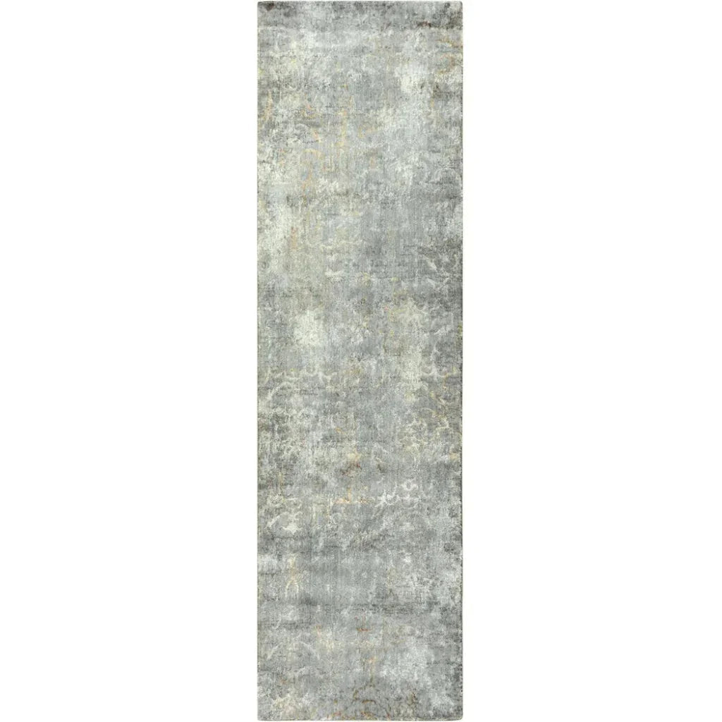 Brem Scroll Gray Large Area Rugs For Living Room - LOOMLAN - LOOMLAN - Area Rugs