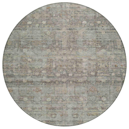 Kaelora Brown Washable Indoor-Outdoor Rug