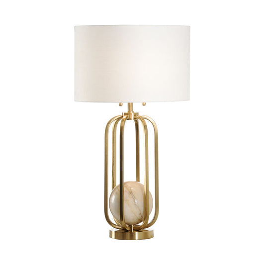Wildwood Varese Gold Marble Dual Lights Table Lamp