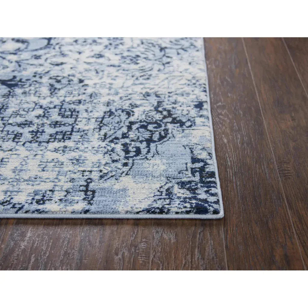 Dori Patch Work White Kitchen Hallway Runner Rug -- white