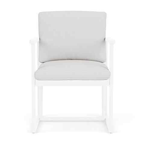 Summit Aluminum Frame Outdoor Dining Armchair-Outdoor Dining Chairs-Lloyd Flanders-Sideboads And Things