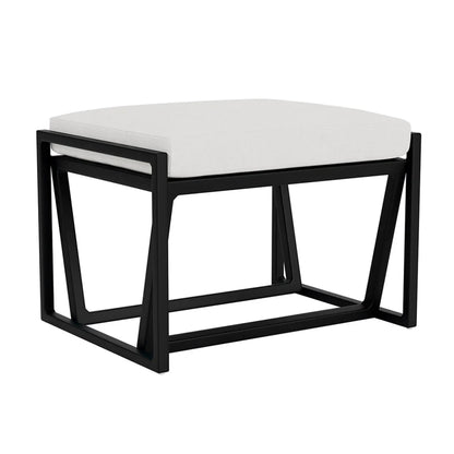 Lloyd Flanders Summit Aluminum Frame Outdoor Ottoman