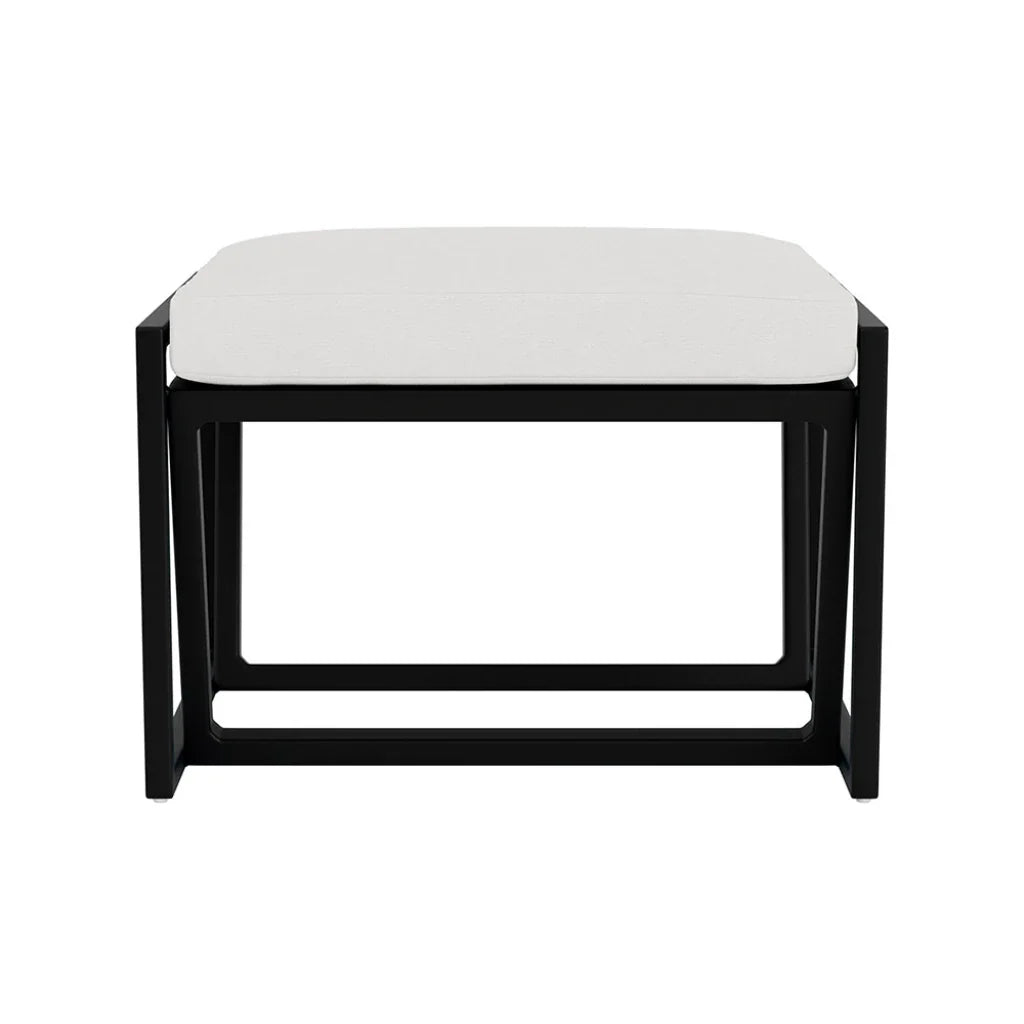 Lloyd Flanders Summit Aluminum Frame Outdoor Ottoman